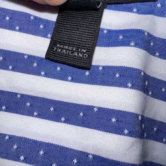 J.Crew boys 8 long sleeve button front blue white stripe star academia preppy - Picture 10 of 10